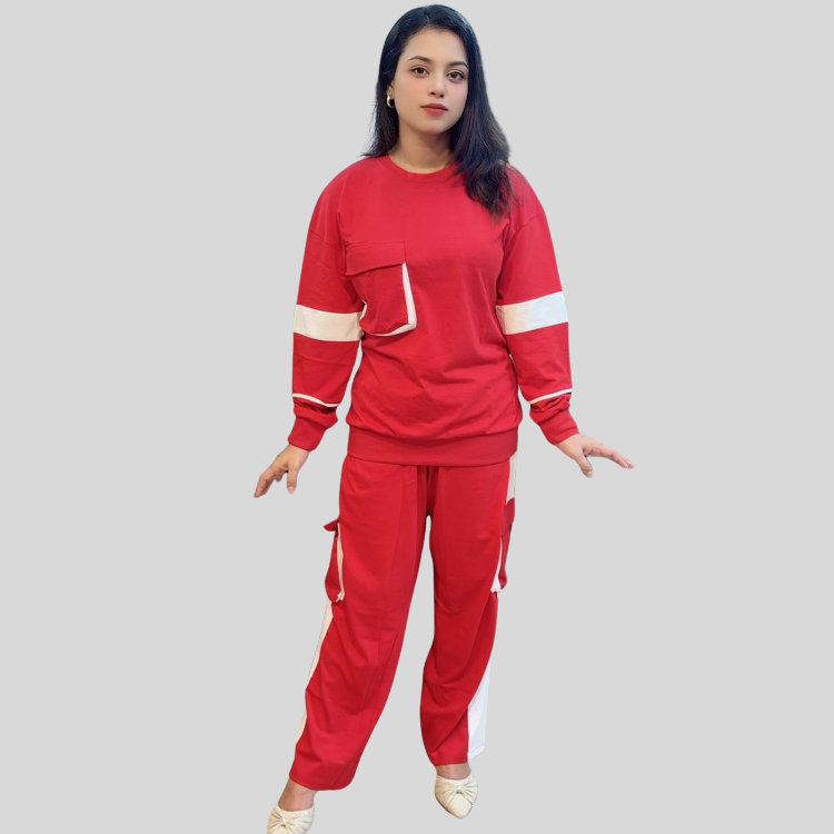 অভিশ্বাস্য মুল্যে প্রিমিয়াম সুইটশার্ট টপ + জগার প্যান্ট